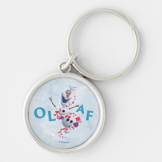 Porte-clés Gelé 2 : Olaf Dans La Brise (Devant)