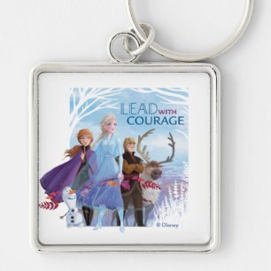 Porte-clés Gelée 2 : Anna, Elsa et ses amis  Courage