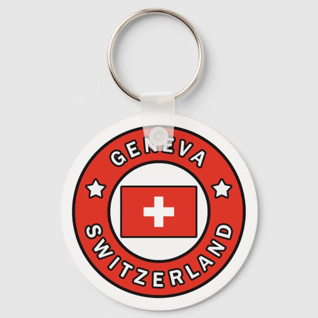 Porte-clés Genève Suisse (Recto)