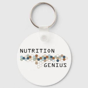 Porte-clés Génie de la nutrition