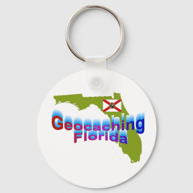 Porte-clés Geocaching Florida Porte - clé (Recto)