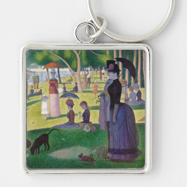 Porte-clés Georges Seurat - Un dimanche sur La Grande Jatte (Devant)