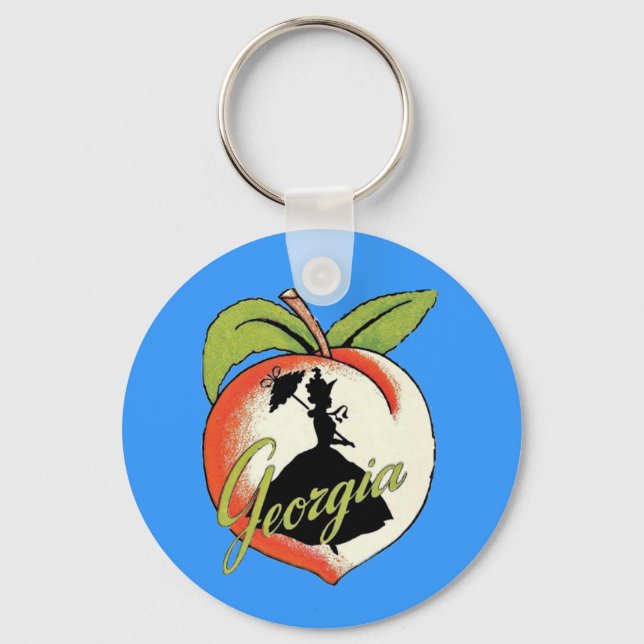 Porte-clés Georgia Peach Porte - clé (Recto)