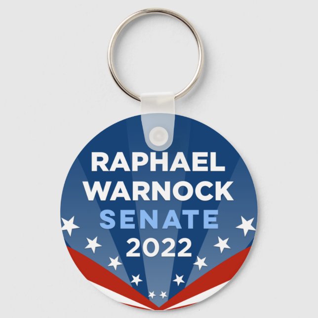 Porte-clés Georgia Raphael Warnock pour le Sénat 2022 (Recto)
