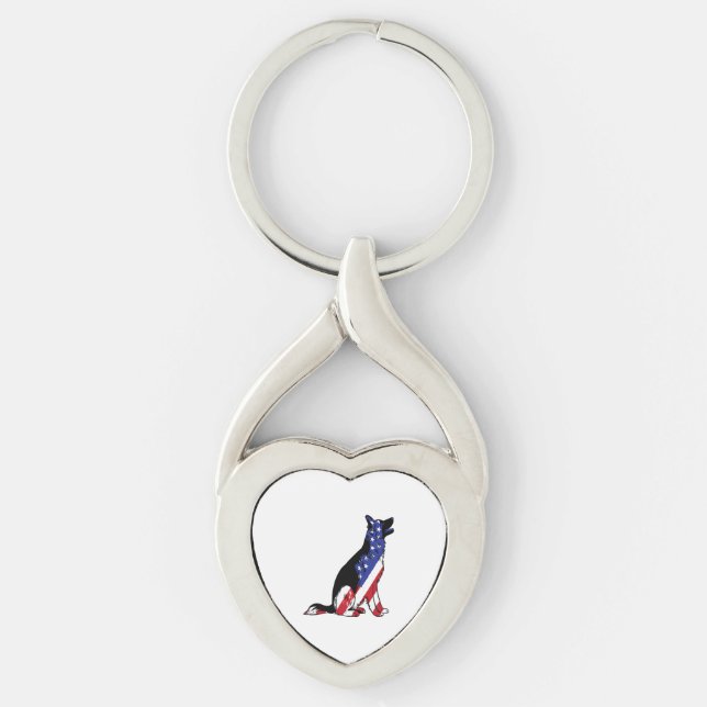 Porte-clés German Shepherd (Devant)