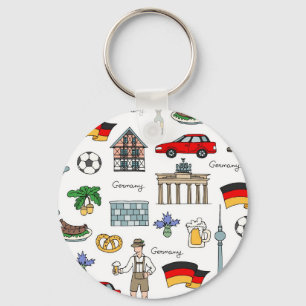 Porte-clés Germany   Symbols Pattern