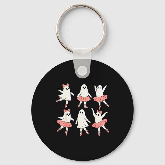 Porte-clés Ghost Ballerina Ballet Dance Teacher Halloween Cos (Recto)
