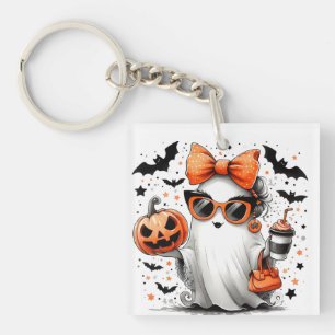 Porte-clés Ghost d'Halloween drôle