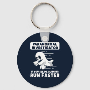 Porte-clés Ghost Hunting Paranormal Investigator Halloween