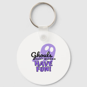 Porte-clés Ghouls veut juste s'amuser Sloth Halloween