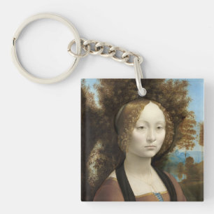 Porte-clés Ginevra de' Benci Leonardo da Vinci