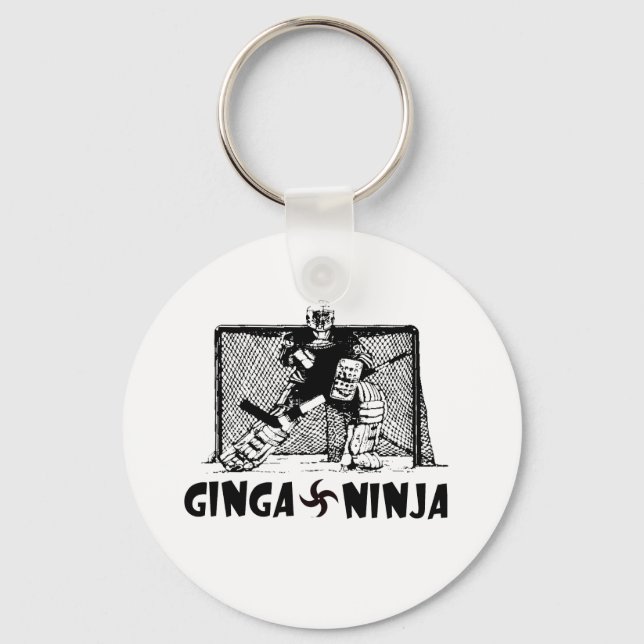 Porte-clés Ginga Ninja - gardien de hockey (Recto)