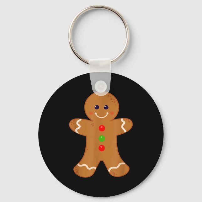Porte-clés Gingerbread Man Shirt Christmas Cookie Baking Holi (Recto)