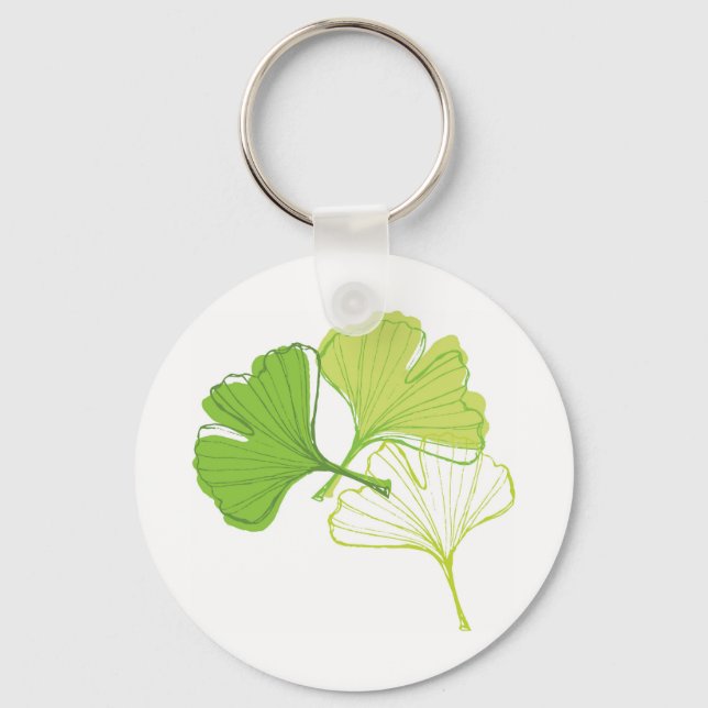 Porte-clés Ginkgo Leaf (Recto)