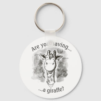 Porte-clés Giraffe de l'lang à rimes de Cockney