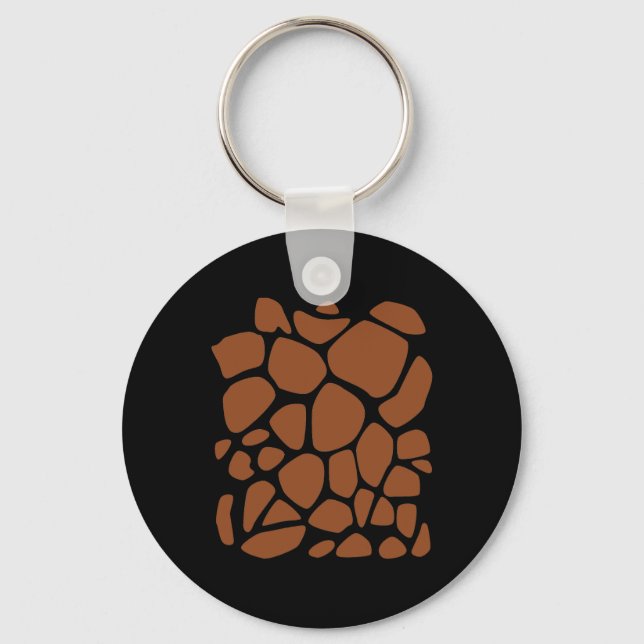 Porte-clés Giraffe Imprimer do-it-yourself costume Halloween (Recto)