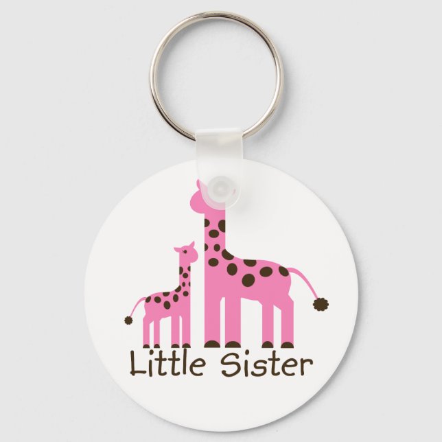 Porte-clés Giraffe Petite Soeur (Recto)
