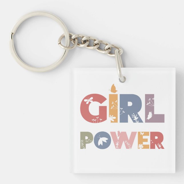 Porte-clés Girl Power (Devant)