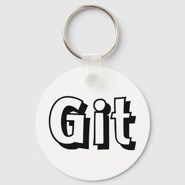 Porte-clés Git (Recto)