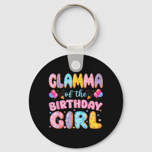 Porte-clés Glamma de la fille d'anniversaire Donut d'annivers