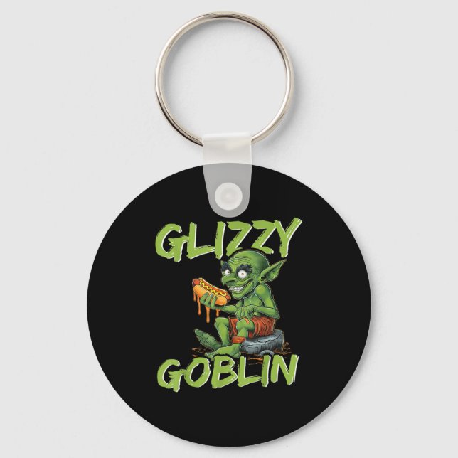 Porte-clés Glizzy Goblin Funny Glizzy Gobbler Hot Dog Lover  (Recto)