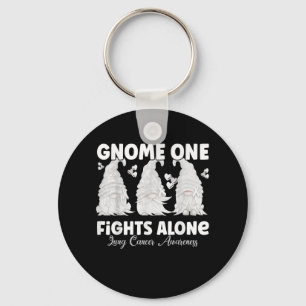 Porte-clés Gnome One combat seul La sensibilisation au cancer