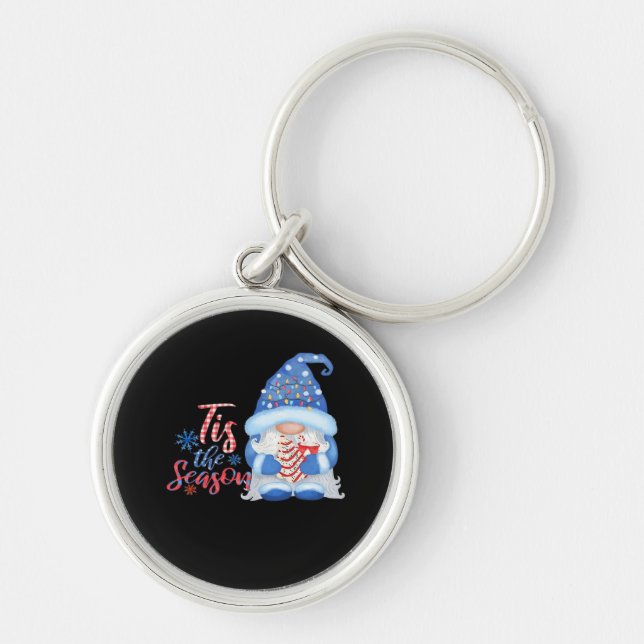 Porte-clés Gnome Tis The Season  (Devant)