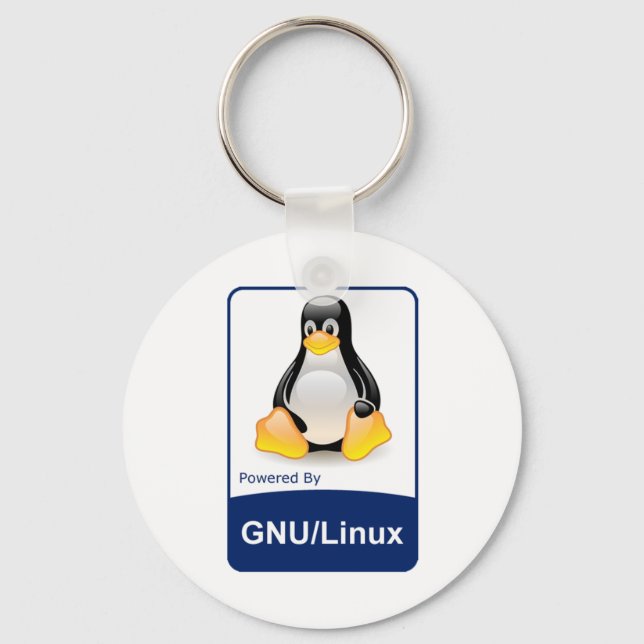Porte-clés GNU/Linux (Recto)