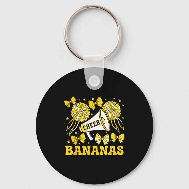 Porte-clés Go Cheer Bananas School Srts Fan Team Srit Name  (Recto)