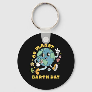 Porte-clés Go Planet Your Jour des terres Climate Change Scie