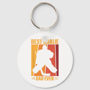 Porte-clés Goalie Papa Hockey sur glace Joueur de hockey de h