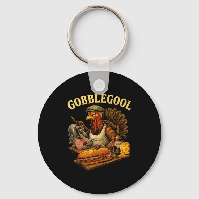 Porte-clés Gobbol Turkey Thanksgiving  (Recto)