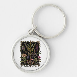 Porte-clés Goblincore Sorcière Victorienne Herbes Classique