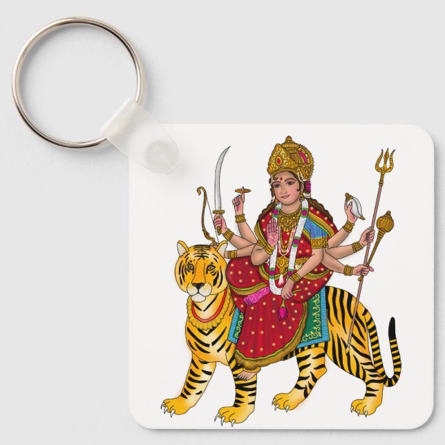 Porte-clés Goddess Durga Keychain (Recto)