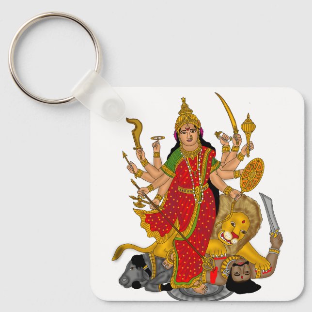 Porte-clés Goddess Durga Keychain (Recto)