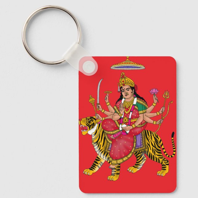 Porte-clés Goddess Durga Keychain (Recto)