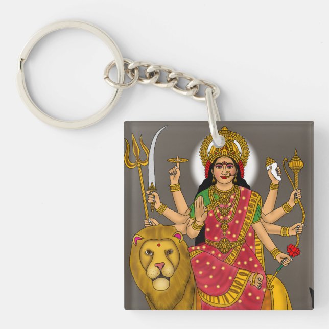 Porte-clés Goddess Durga Keychain (Devant)