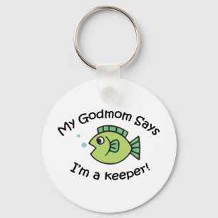 Porte-clés GodMom dit I&apos ; m un gardien !