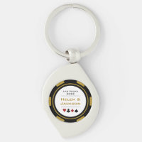Gold Black Las Vegas Casino Poker Mariage Chip