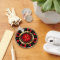 Gold et Red Poker Chip Design - Porte - clé Monogr