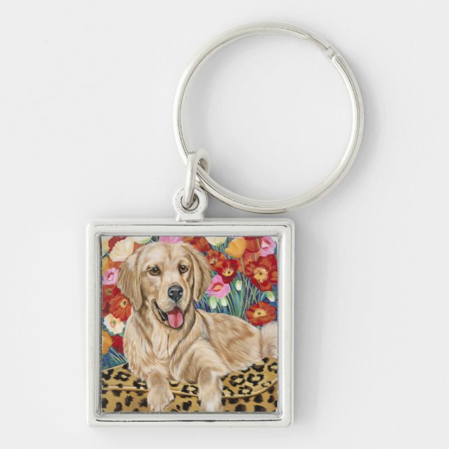 Porte-clés Golden Boy Retriever (Devant)