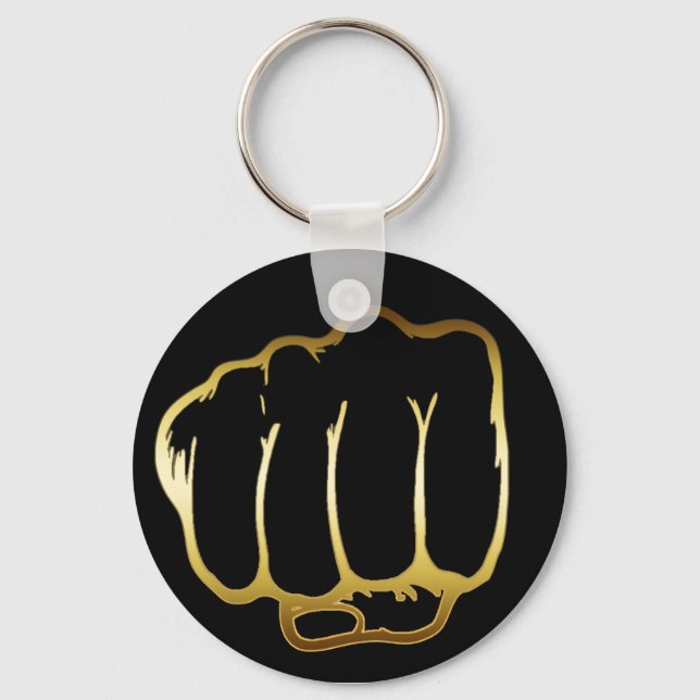 PORTE-CLÉS GOLDEN FIST (Recto)