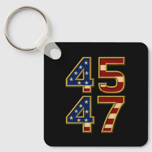 Porte-clés Golden Patriot Power - 45 & 47 Bold Porte - clé US
