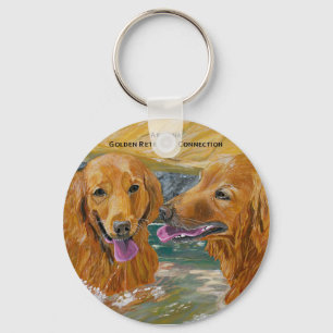 Porte-clés Golden Retrivers Porte - clé