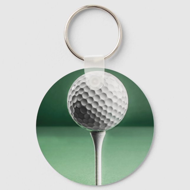 Porte-clés Golf Ball on Tee (Recto)
