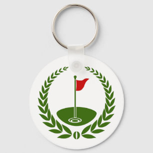 Porte-clés Golf Club Logo Custom Classic Golf Drapeau /Pro Sh