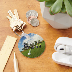 Porte-clés Golf Course And Logo, Key Ring