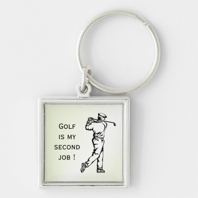 Porte-clés Golf Drôle (Devant)