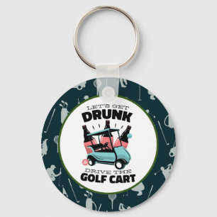 Porte-clés Golf Let’s Par avec voiturette de golf