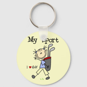Porte-clés Golf My Sport T-shirts and Gifts